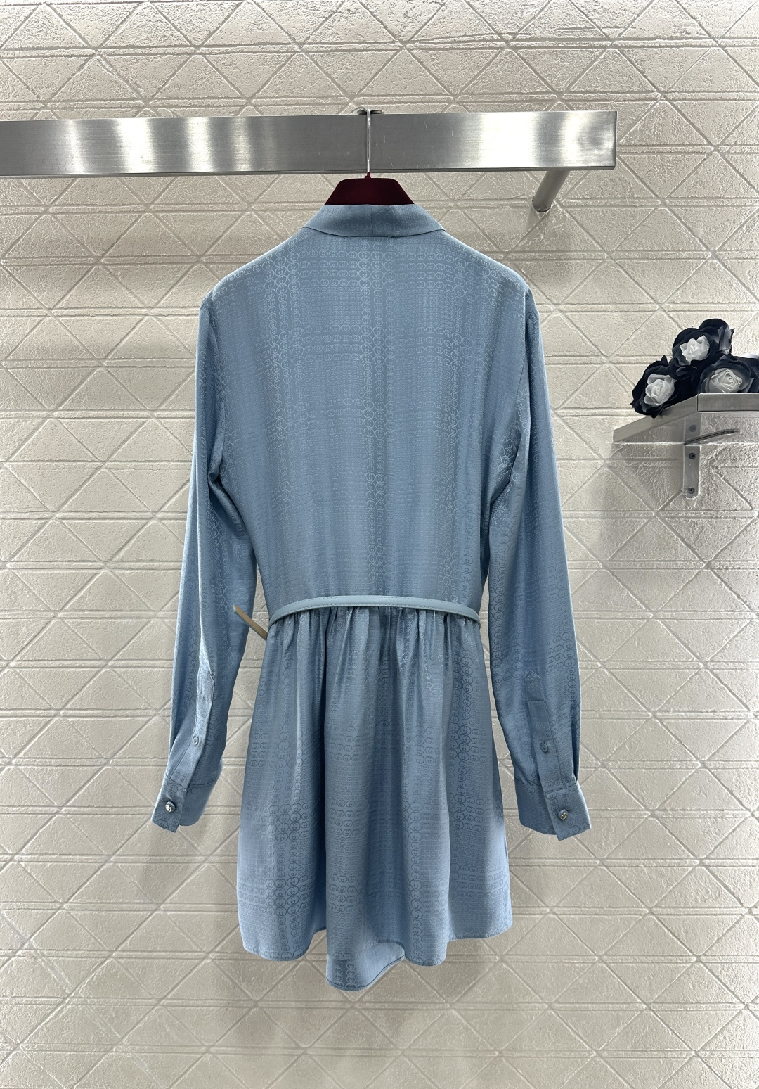 구찌(Gucci) 자카드 실크 벨트 원피스 의류