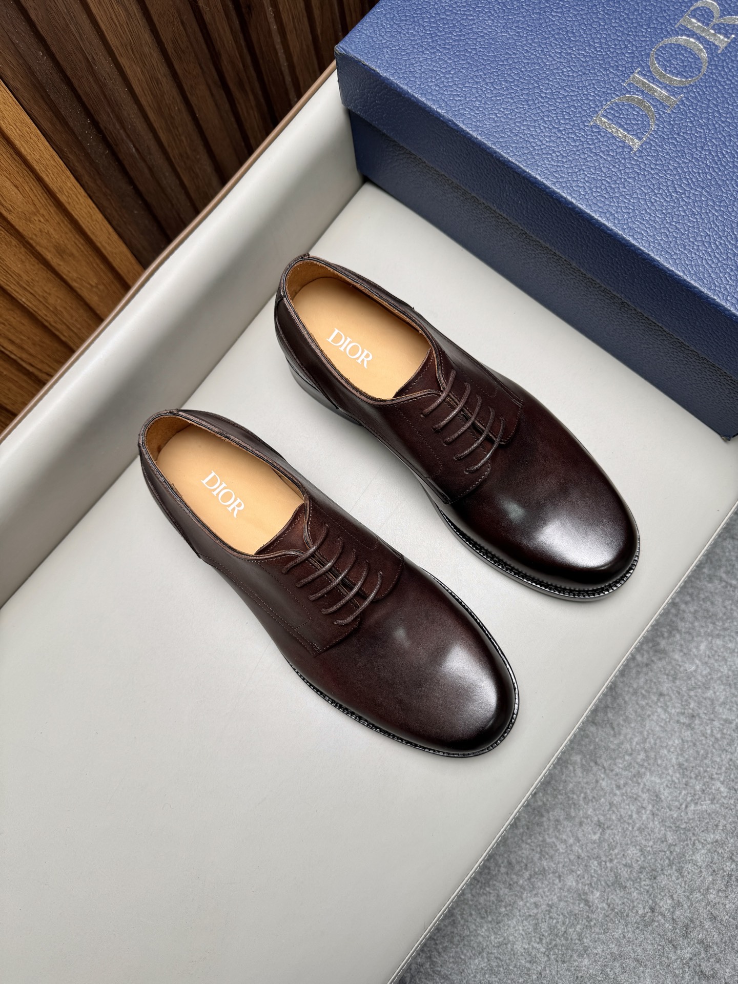 디올(Dior) 남성 클래식 레더 슈즈 구두 신발