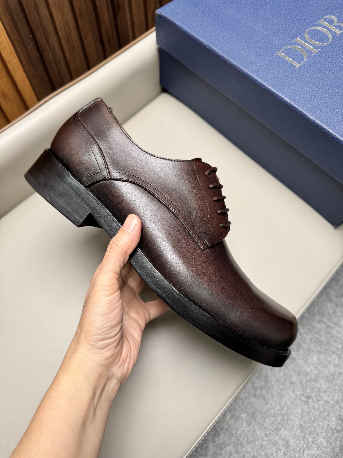 디올(Dior) 남성 클래식 레더 슈즈 구두 신발