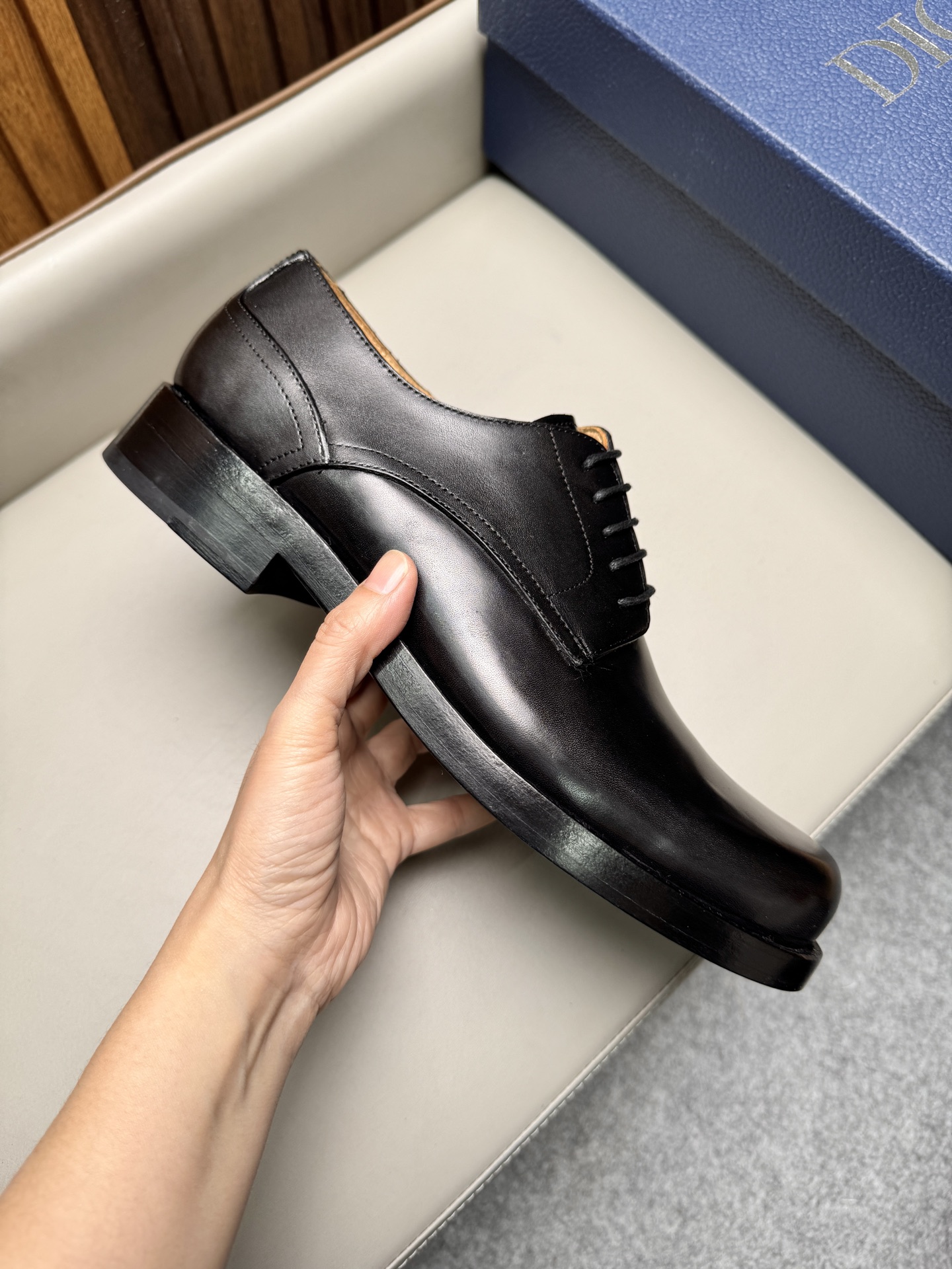 디올(Dior) 남성 클래식 레더 슈즈 구두 신발