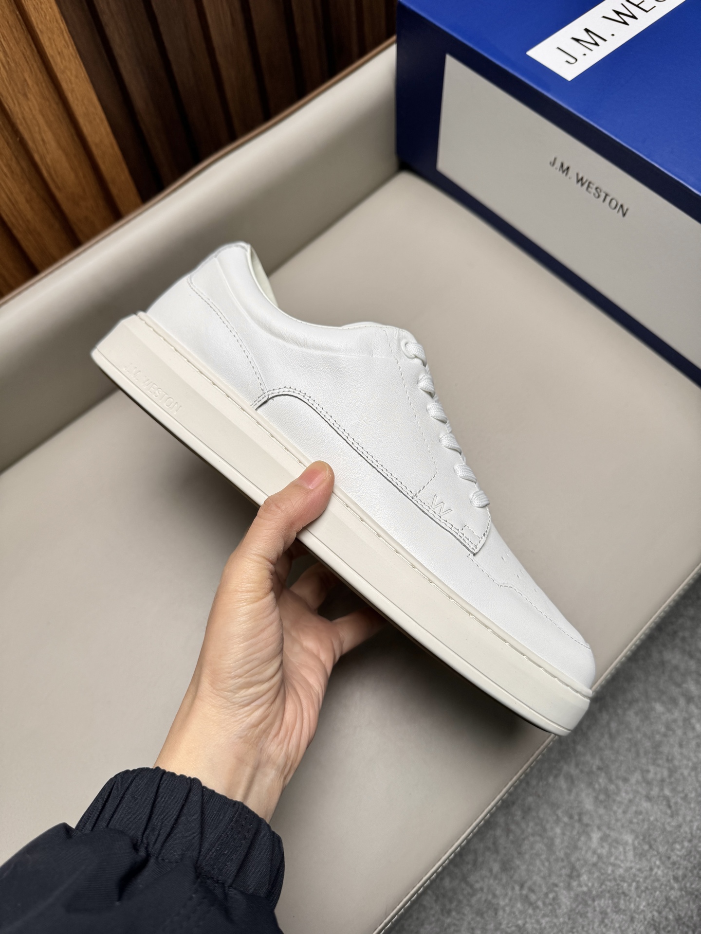 제이엠웨스통(J.M. WESTON) 클래식 러닝 스니커즈 신발