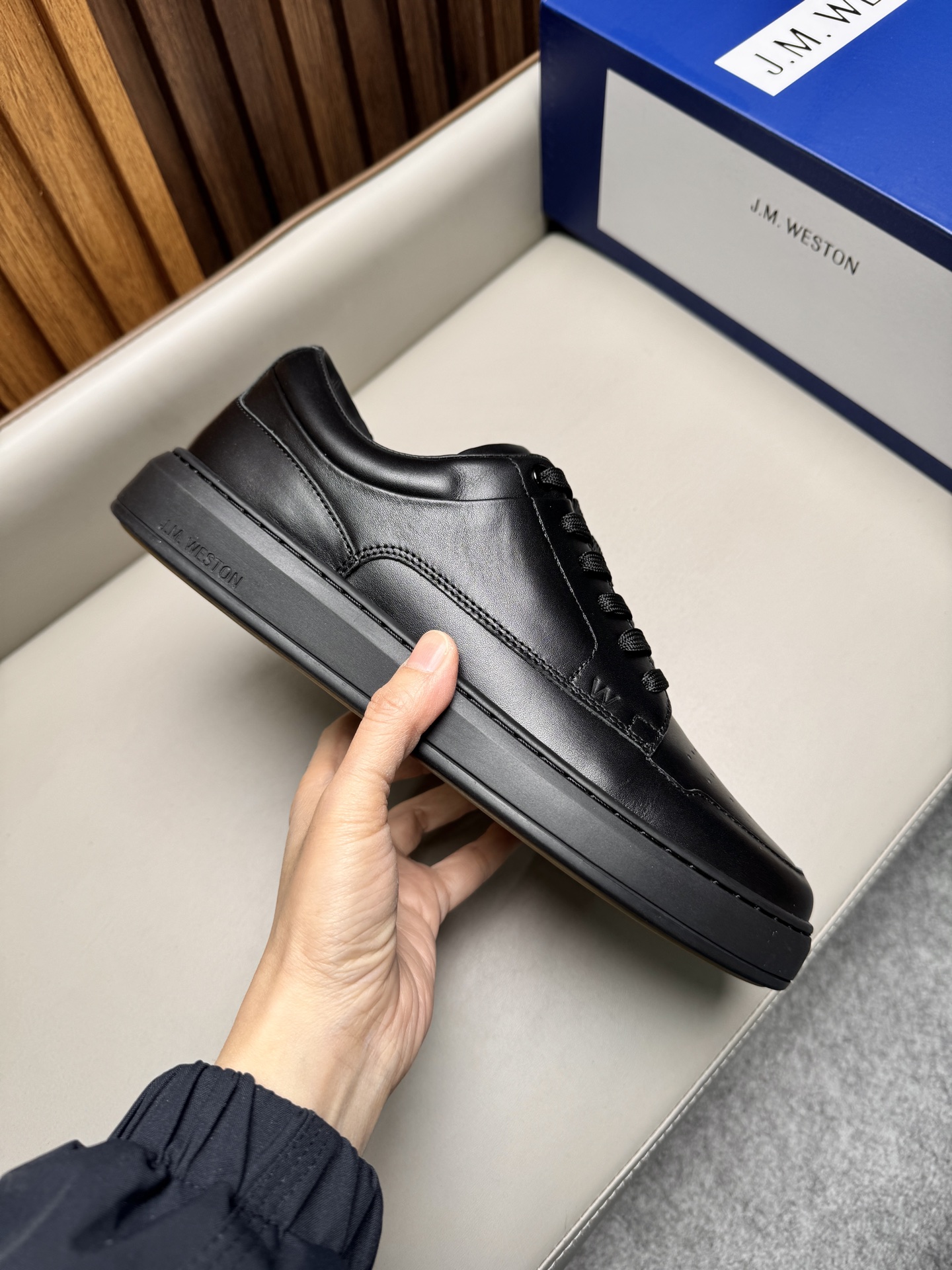 제이엠웨스통(J.M. WESTON) 클래식 러닝 스니커즈 신발