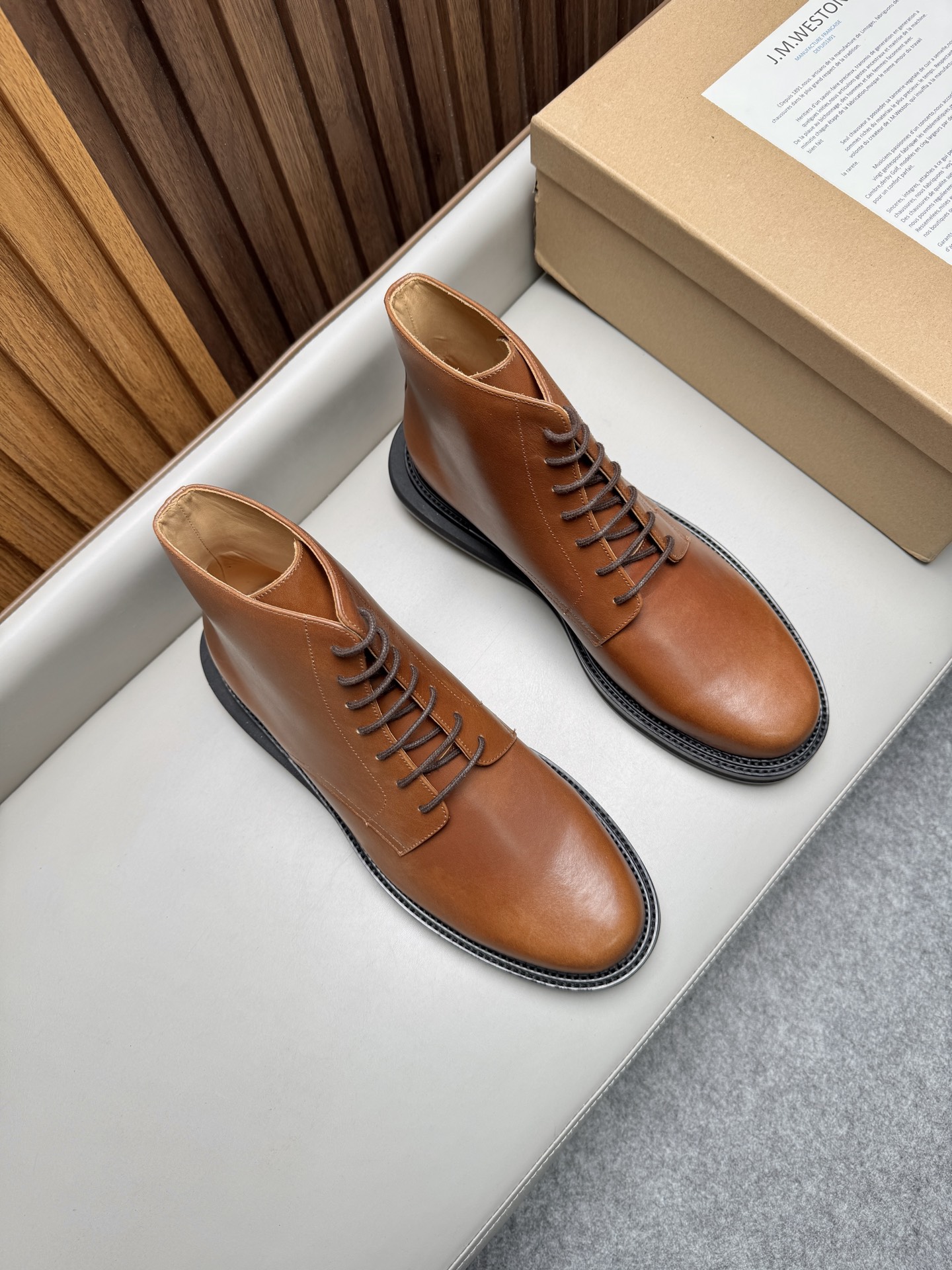 제이엠웨스통(J.M. WESTON) 클래식 비즈니스 레더 부츠 구두 신발