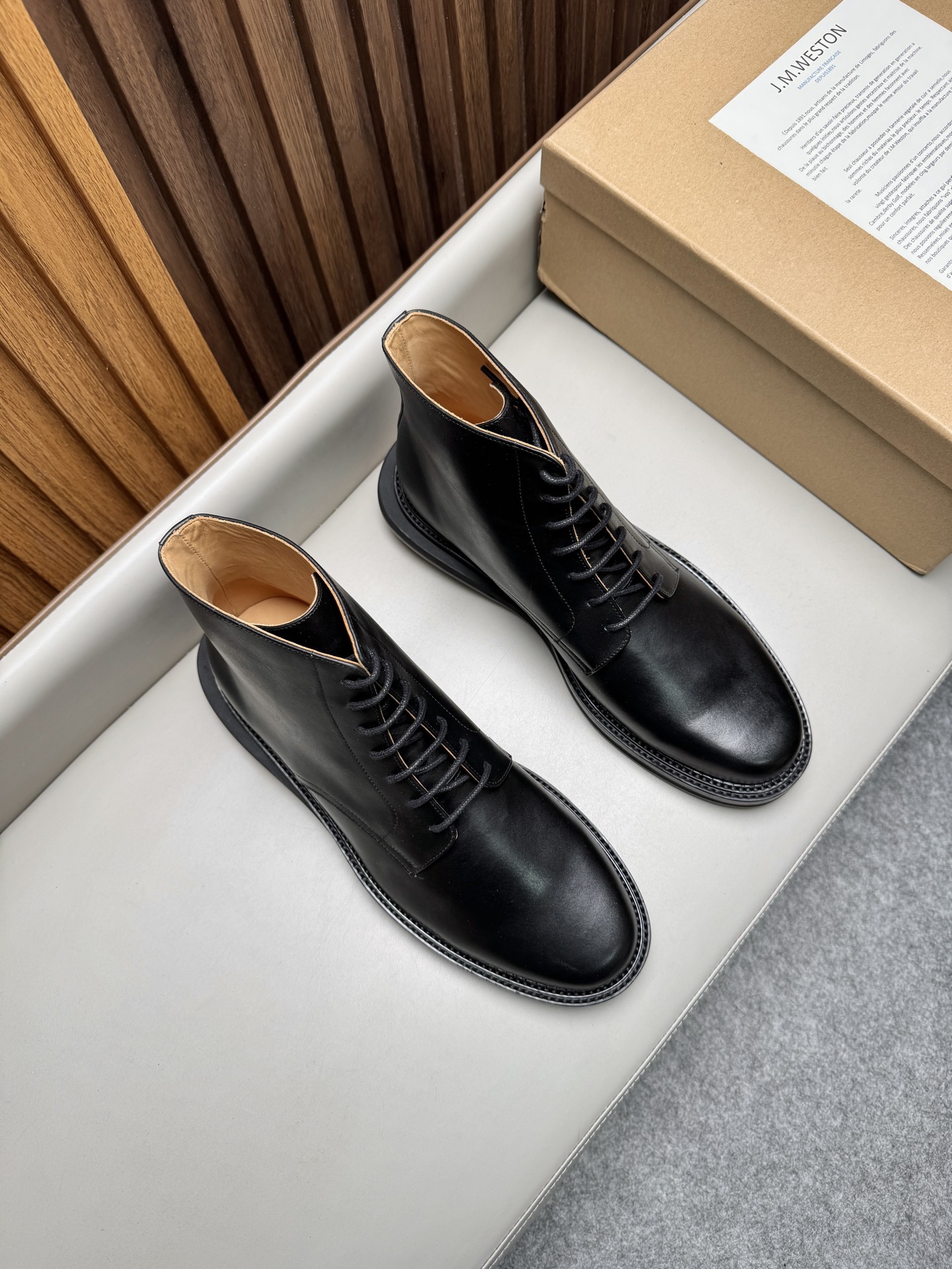 제이엠웨스통(J.M. WESTON) 클래식 비즈니스 레더 부츠 구두 신발