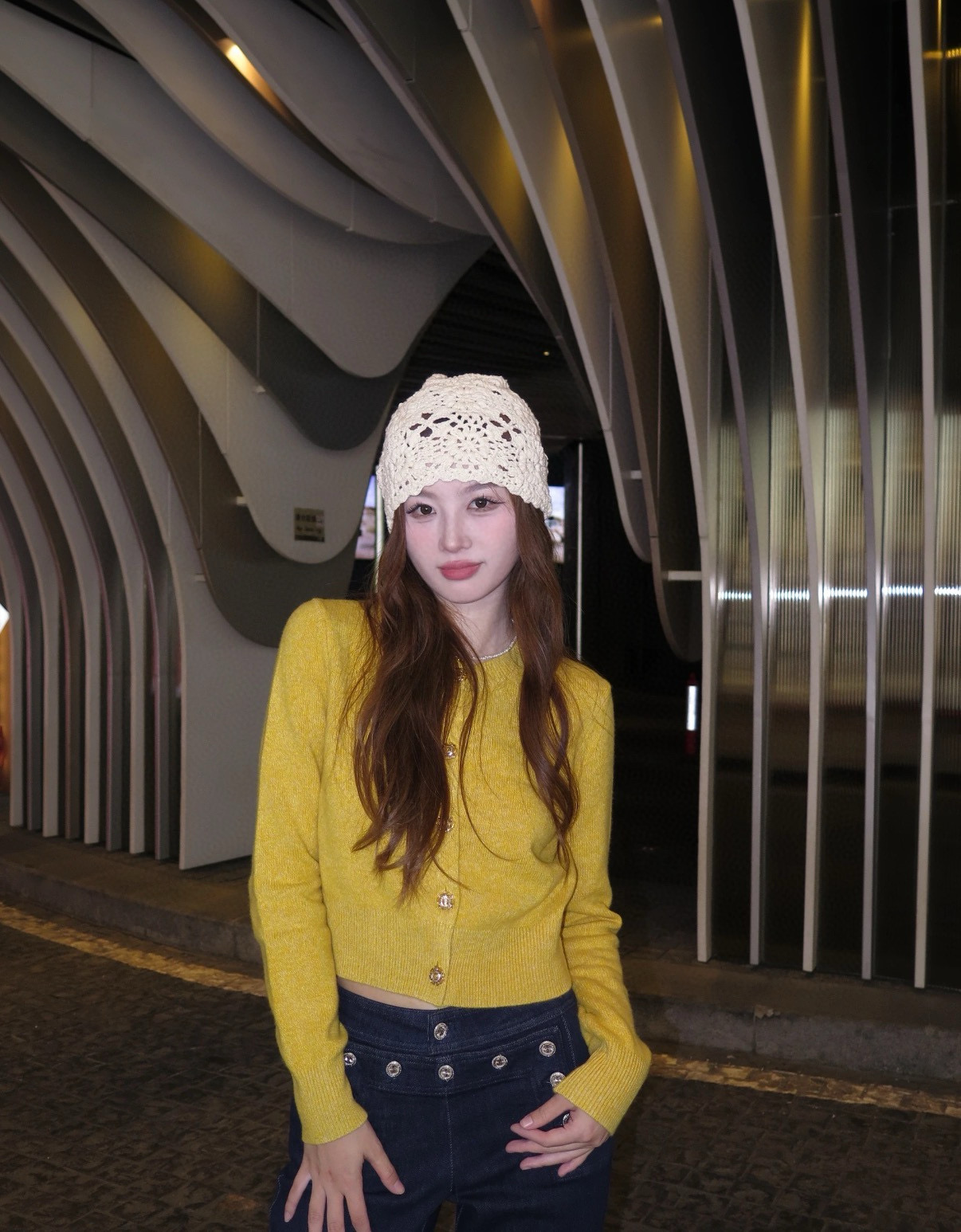 샤넬(Chanel) 보석 버튼 롱 슬리브 가디건 의류