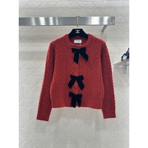 샤넬(Chanel) 리본 꽈배기 니트 가디건 의류