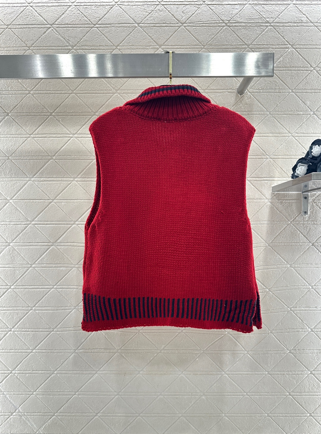 샤넬(Chanel) 카라 니트 베스트 조끼 의류