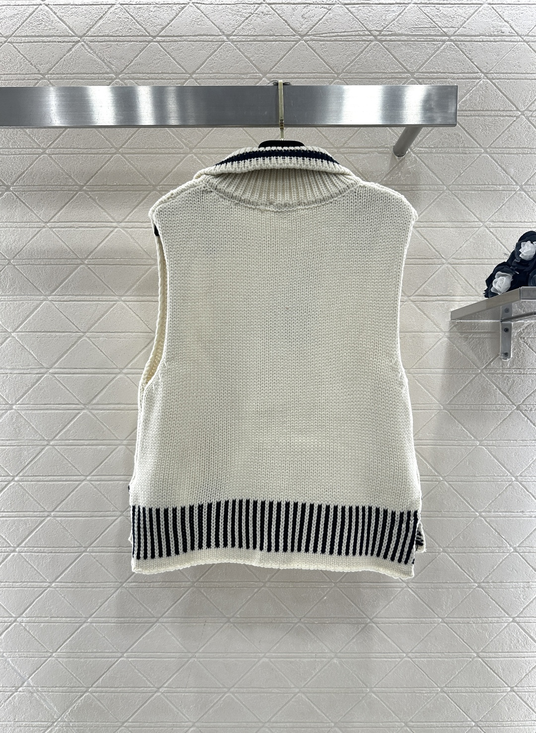 샤넬(Chanel) 카라 니트 베스트 조끼 의류