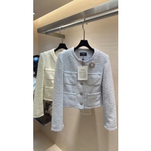 샤넬(Chanel) 컬러 믹스 트위드 자켓 재킷 의류