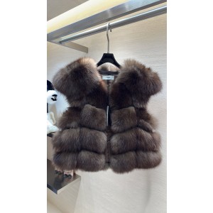 펜디(Fendi) 실버폭스 퍼 베스트 조끼 의류