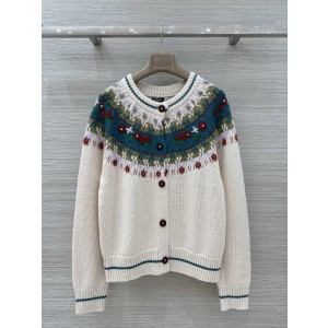 샤넬(Chanel) 페어아일 기하학 자수 가디건 의류