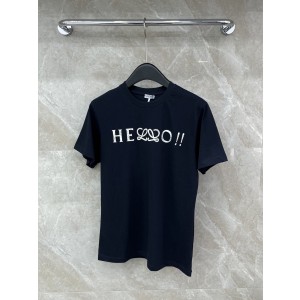 Loewe 로에베 컨트라스트 프린트 반팔 티셔츠 의류