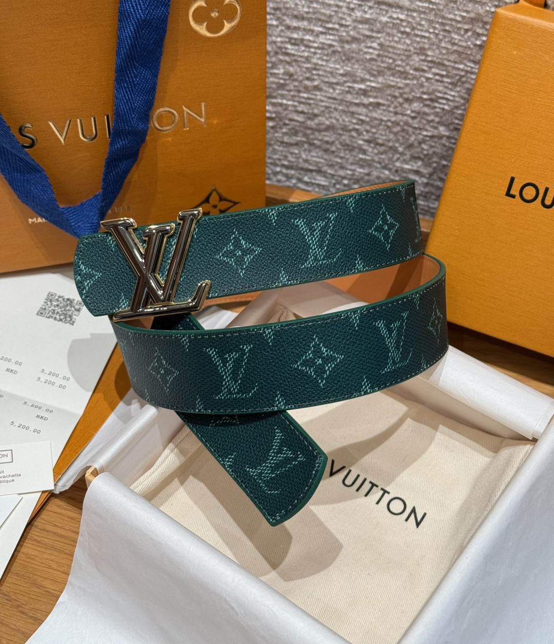 LV 루이비통 디멘션 모노그램 헤리티지 40mm 양면 벨트