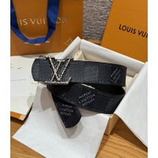 LV 루이비통 이니셜 다모플라쥬(DAMOFLAGE) 40mm 양면 리버시블 벨트