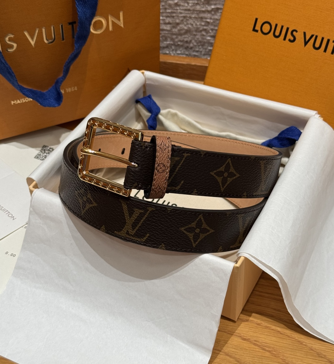 LV 루이비통 슬렌더(SLENDER) 35mm 양면 리버시블 벨트