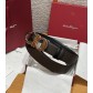 페라가모(Ferragamo) 양면 조절식 Gancini 간치니 팔라듐 벨트