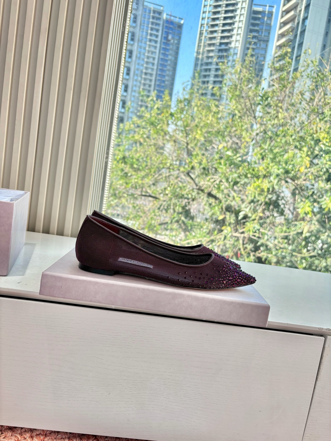 지미추(Jimmy Choo) 플랫 슈즈 신발