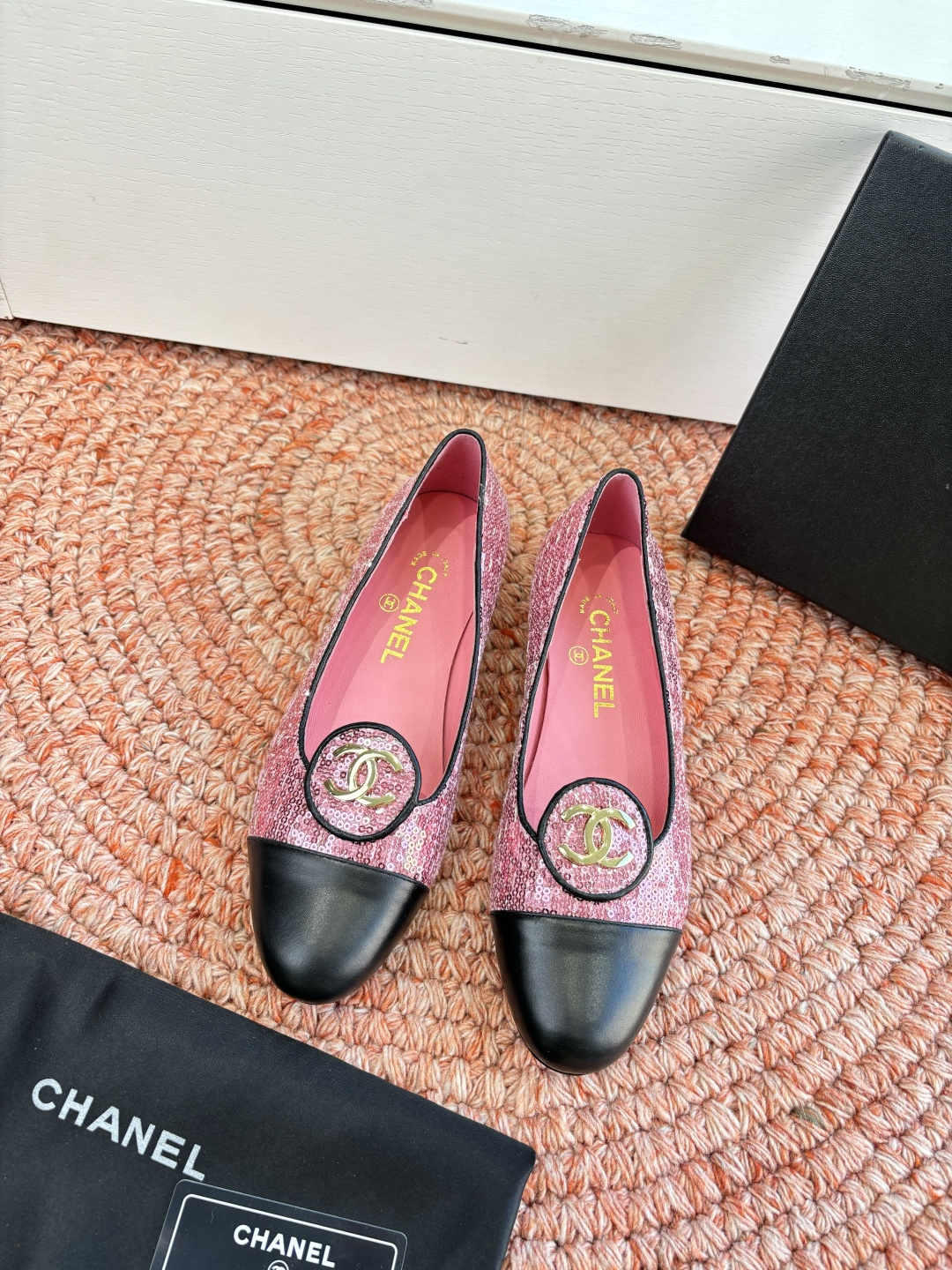 샤넬(CHANEL) 메리제인 플랫 슈즈 신발