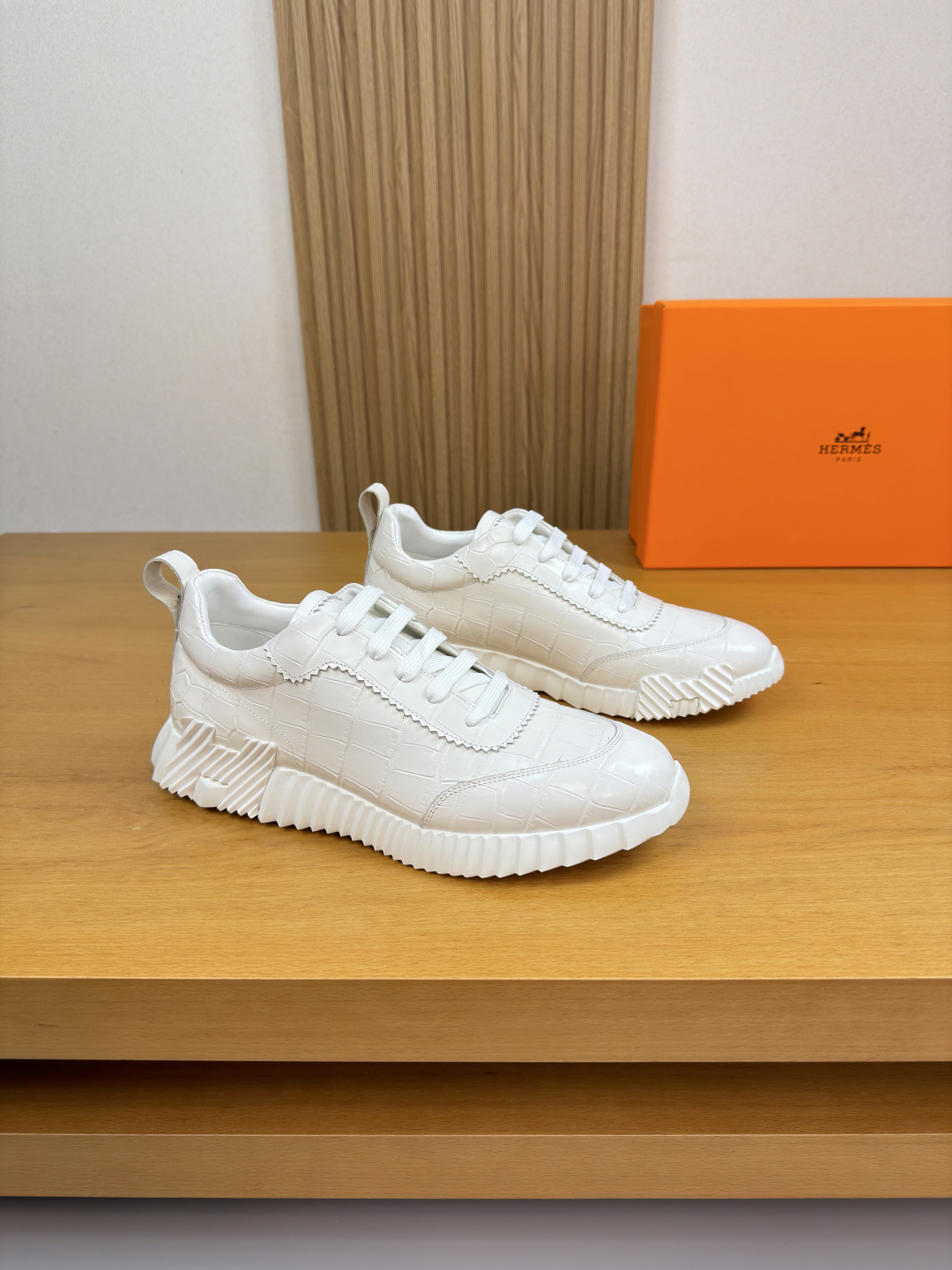 에르메스(HERMES) 하이엔드 콤비 믹스 스니커즈 신발