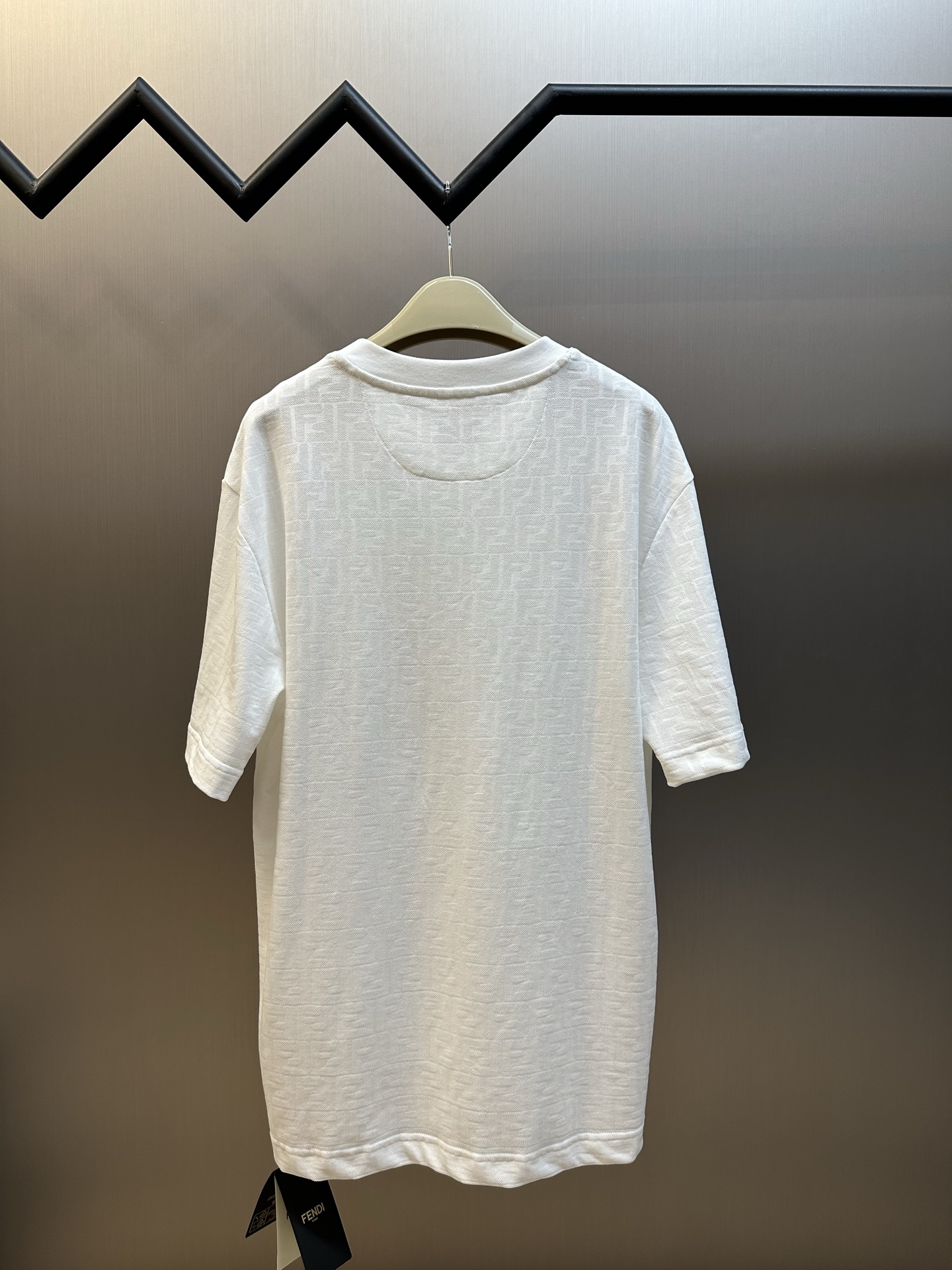 펜디(FENDI) 자카드 반팔 티셔츠 의류