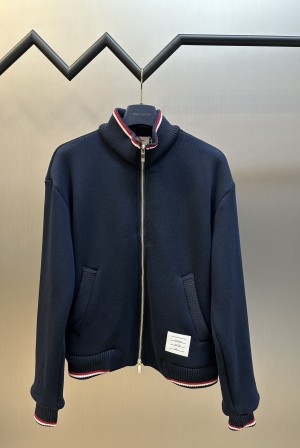 톰브라운(Thom Browne) 태그 집업 스탠드칼라 재킷 의류