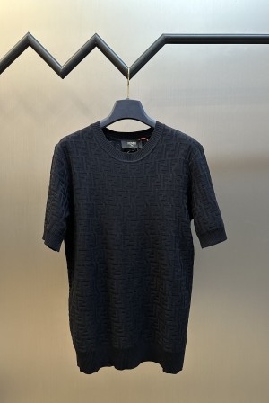 펜디(FENDI) 올오버 니트 반팔 의류