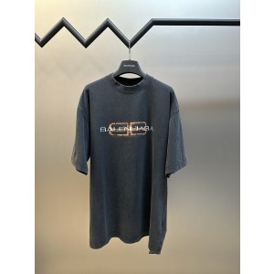 발렌시아가(Balenciaga) 아이콘 반팔 티셔츠 의류