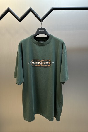 발렌시아가(Balenciaga) 아이콘 반팔 티셔츠 의류