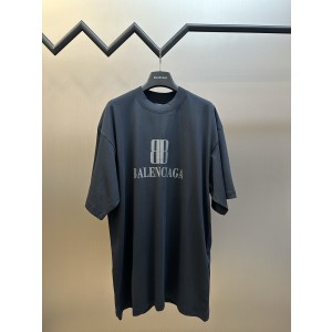 발렌시아가(Balenciaga) 나노 프린트 반팔 의류