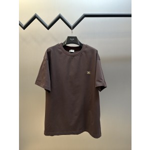 셀린느(Celine) 클래식 트리옹프 배색 자수 반팔 의류