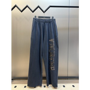 발렌시아가(Balenciaga) 테이프 레터링 빈티지 팬츠 의류
