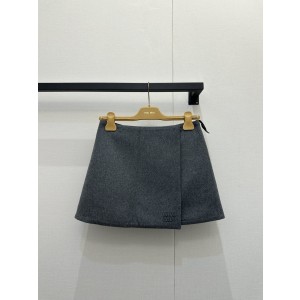 miumiu 미우미우 리버시블 투웨이 울 미니 스커트 치마 의류