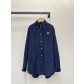 miumiu 미우미우 레더 패치 코듀로이 셔츠 자켓 재킷 의류