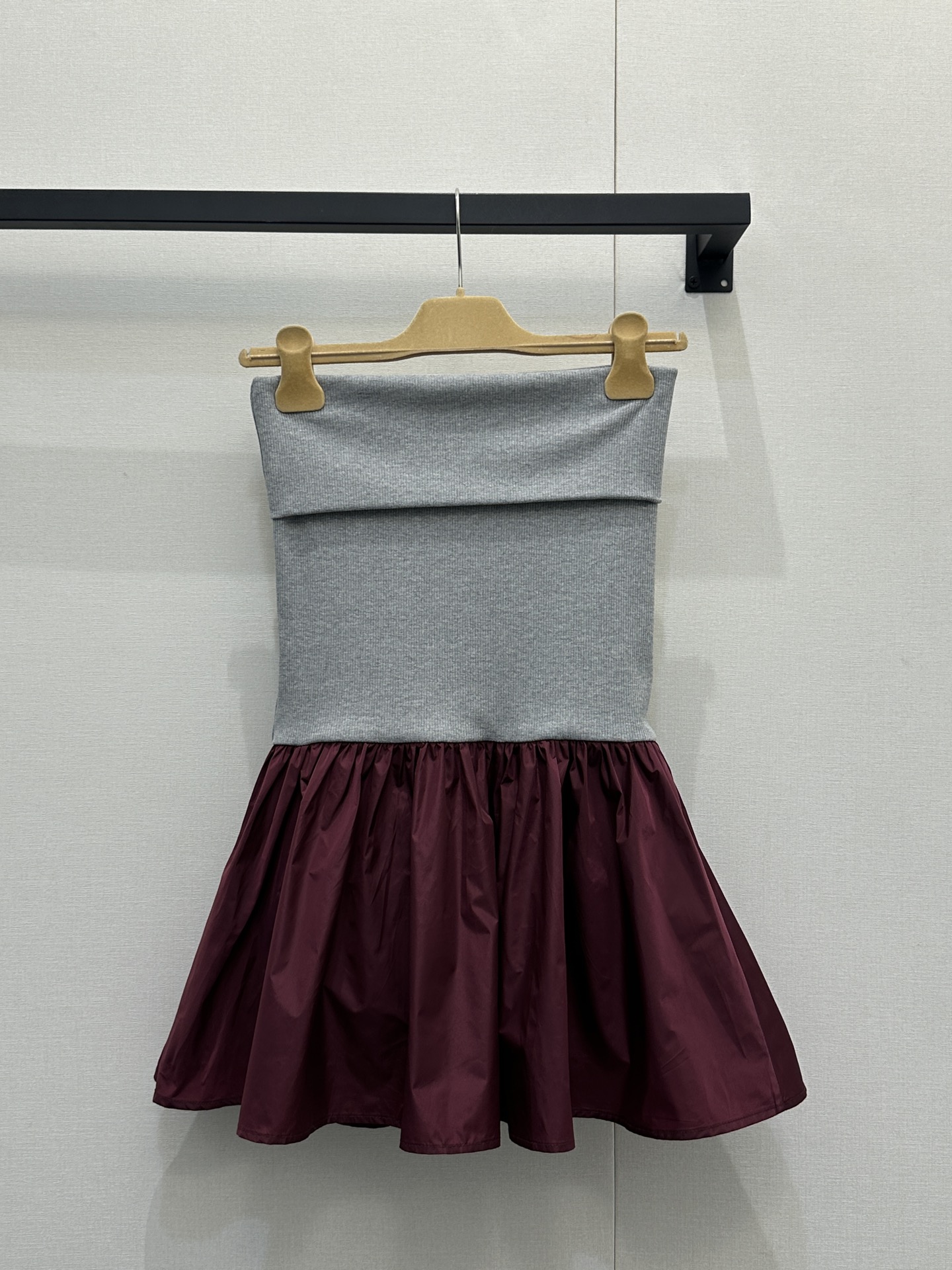 MiuMiu 미우미우 니트 튜브탑 플리츠 원피스 의류