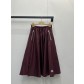 MiuMiu 미우미우 리나일론 볼륨 미디 스커트 치마 의류