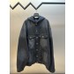 발렌시아가(Balenciaga) 자수 후드 데님 재킷 의류