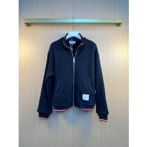 톰브라운(Thom Browne) 태그 디테일 지퍼 스탠드 칼라 재킷 아우터 의류