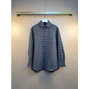 구찌(GUCCI) 파인 체크 패턴 롱슬리브 칼라 셔츠 의류