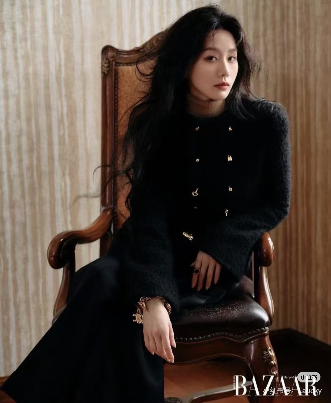 Chanel 샤넬 블랙 울 블렌드 더블 자켓 재킷 의류