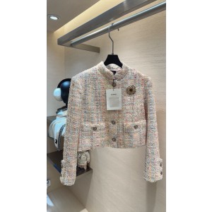 Chanel 샤넬 레인보우 마카롱 트위드 자켓 재킷 의류
