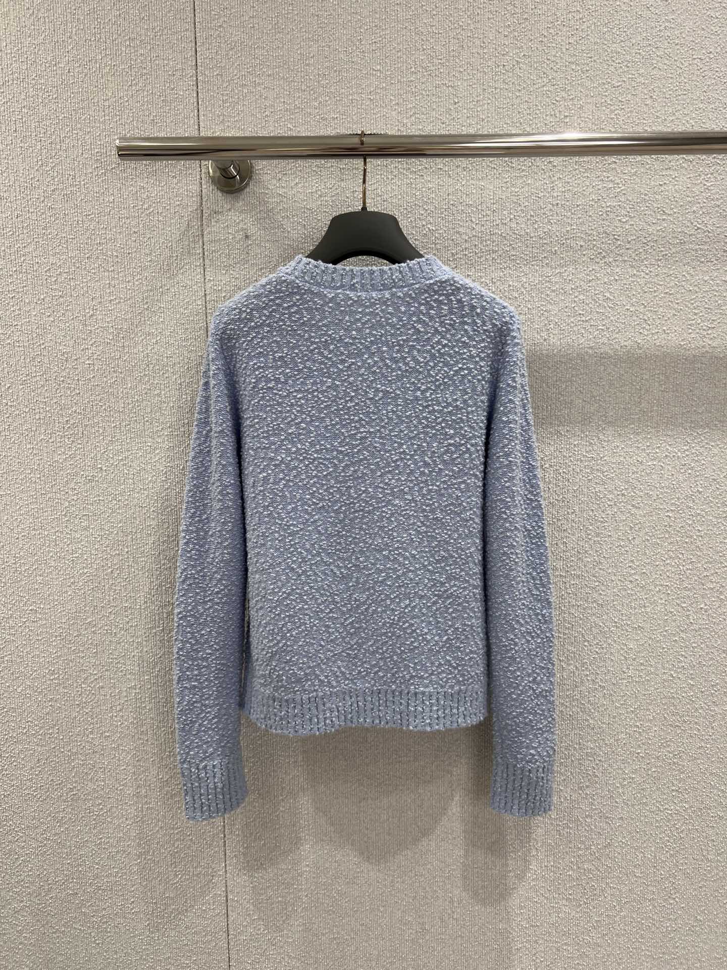 Dior 디올 텍스처 플라워 버튼 가디건 의류