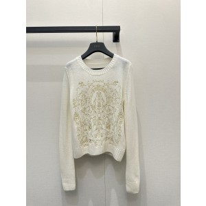 Dior 디올  풀 자수 플로럴 캐시미어 니트 의류