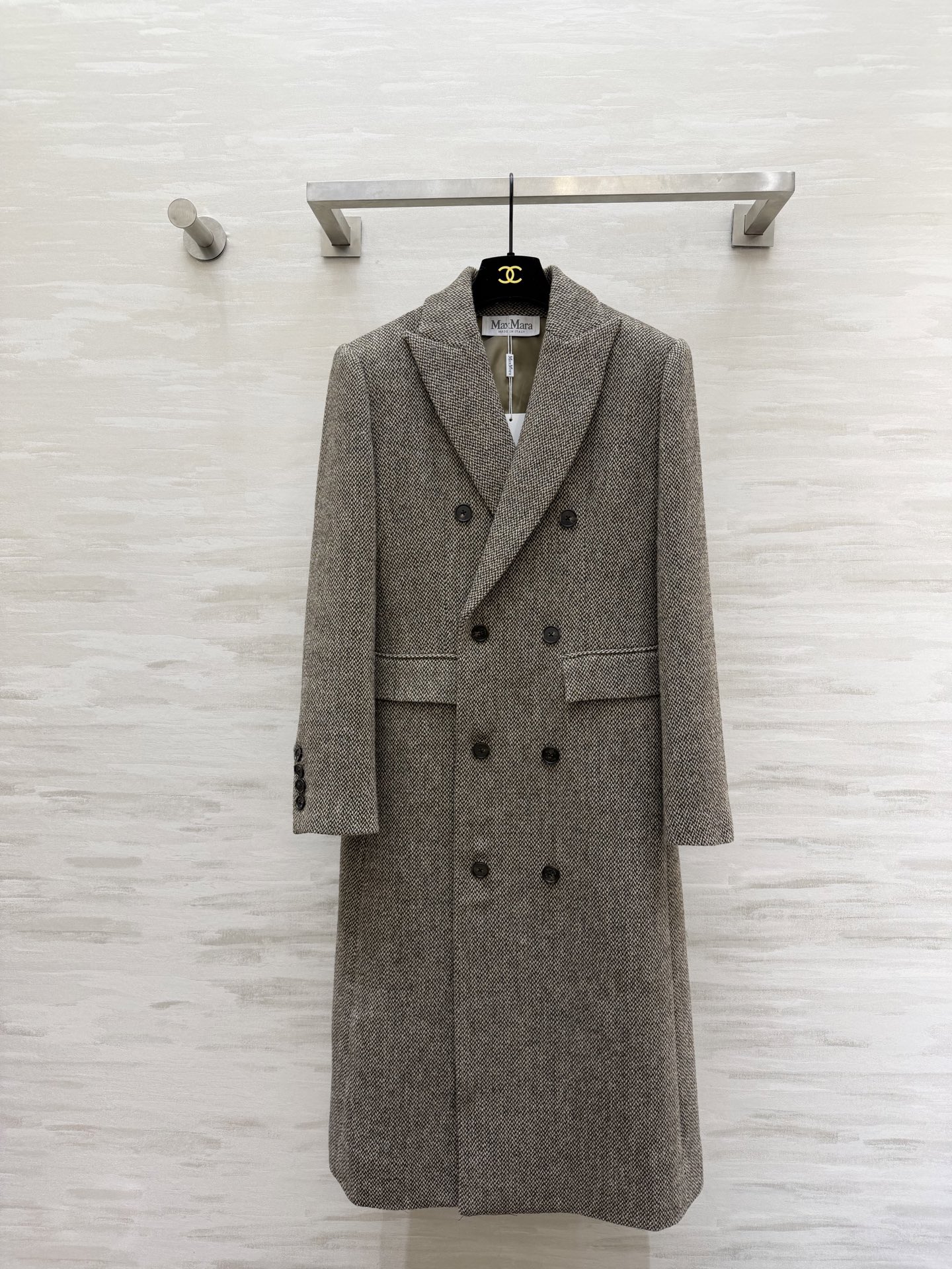 MaxMara 막스마라 양모 혼방 투피스 코트 세트 셋업 의류