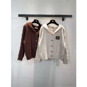 miumiu 미우미우 데일리 포인티드 니트 가디건 의류