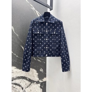 Hermes 에르메스 프린트 워싱 데님 자켓 재킷 의류