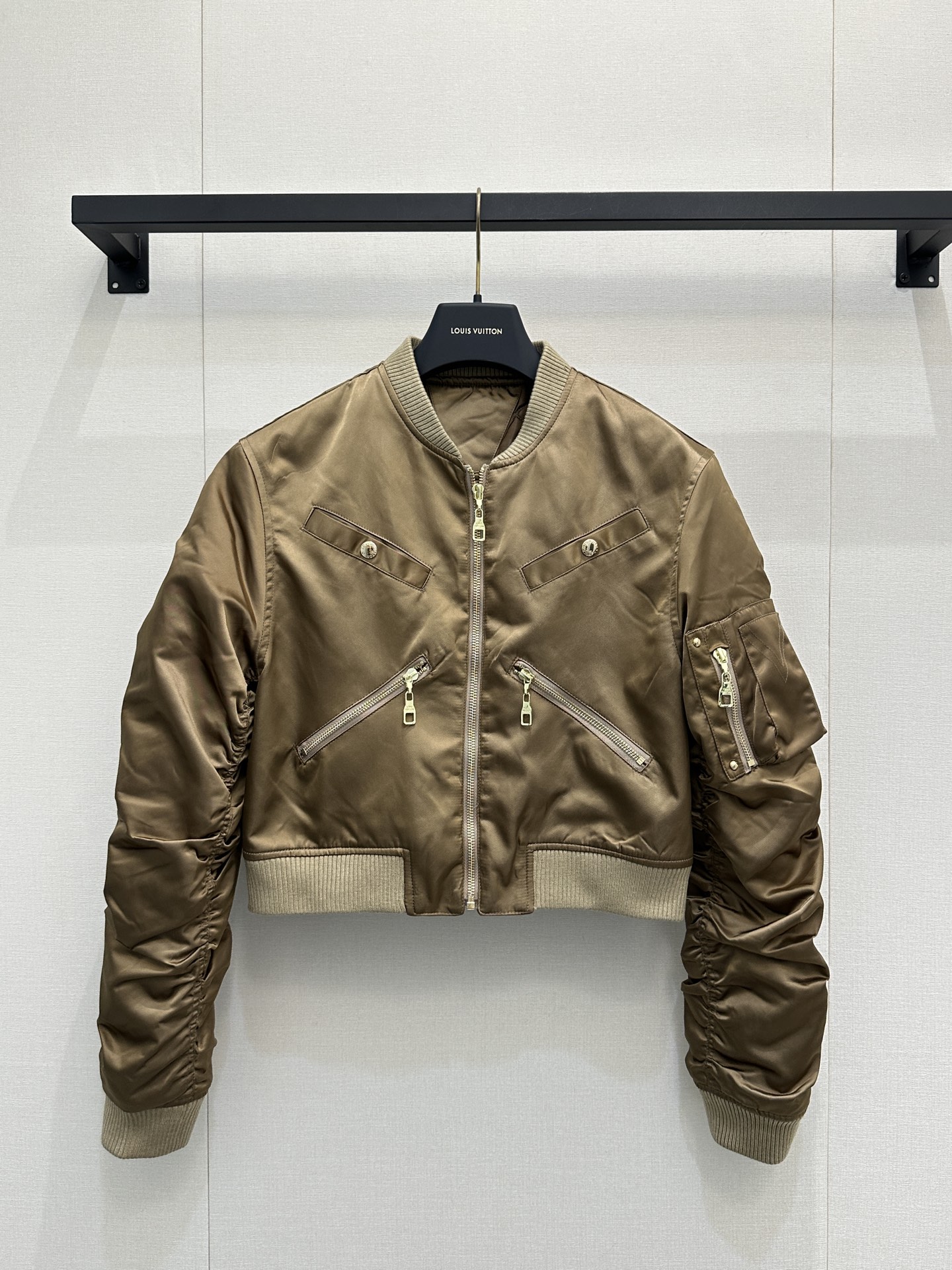 Louis Vultton LV 루이비통 메탈 지퍼 나일론 자켓 재킷 의류