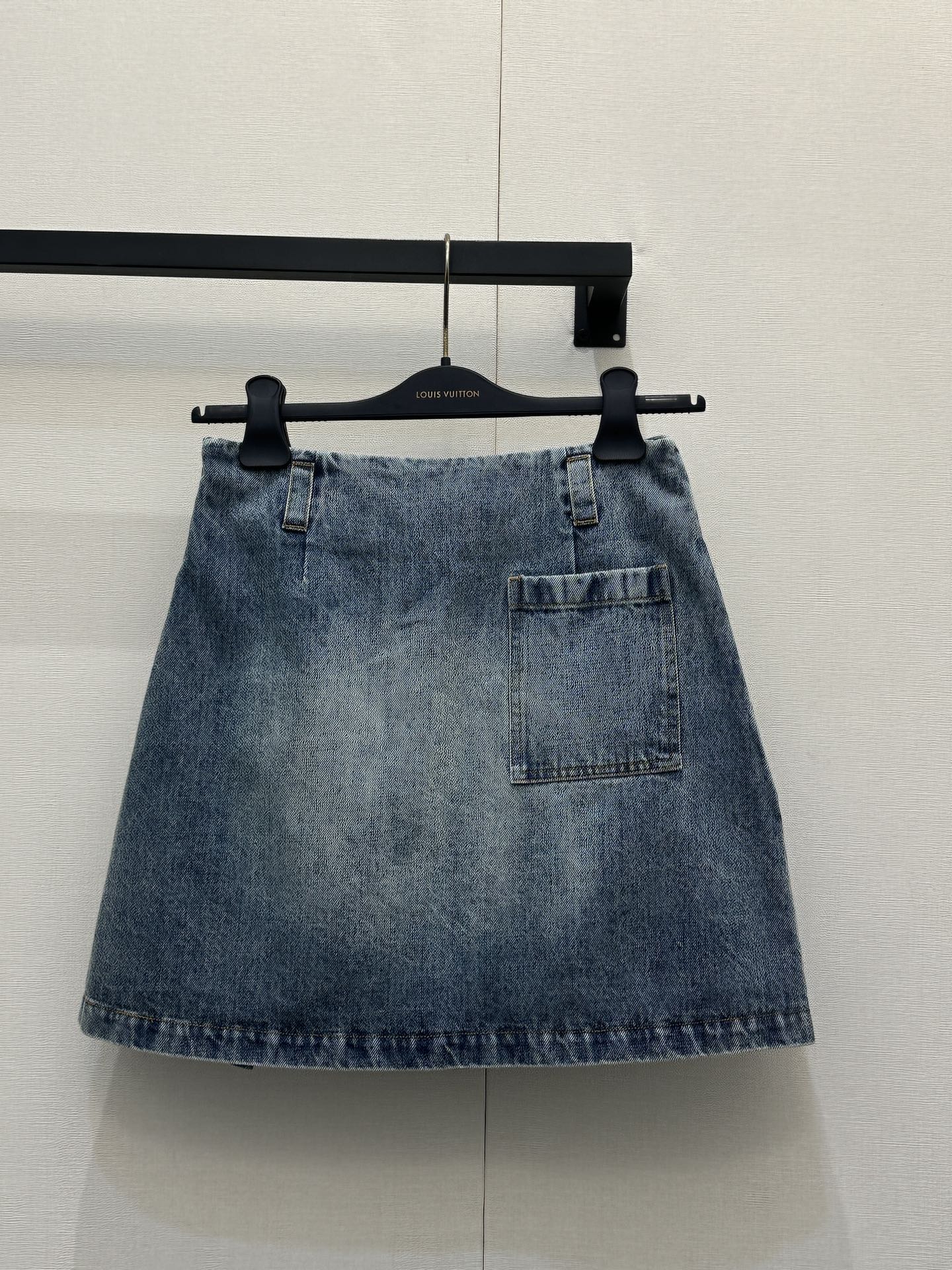 로에베(Loewe) 클래식 데님 플리츠 미니 스커트 치마 의류