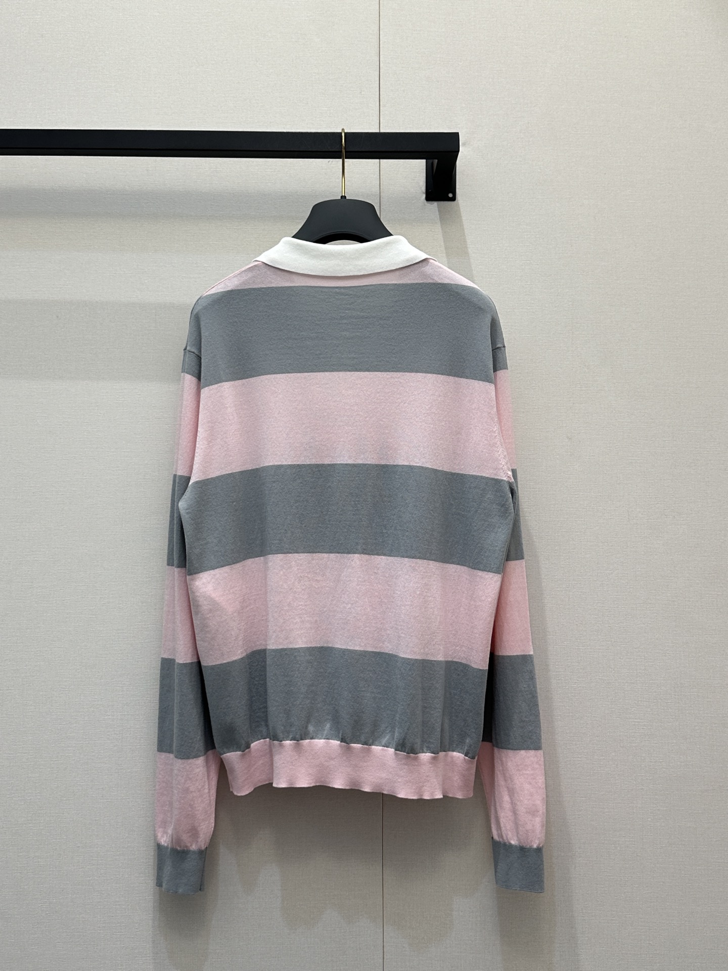 Dior CD 디올 스트라이프 폴로 긴팔 니트 의류