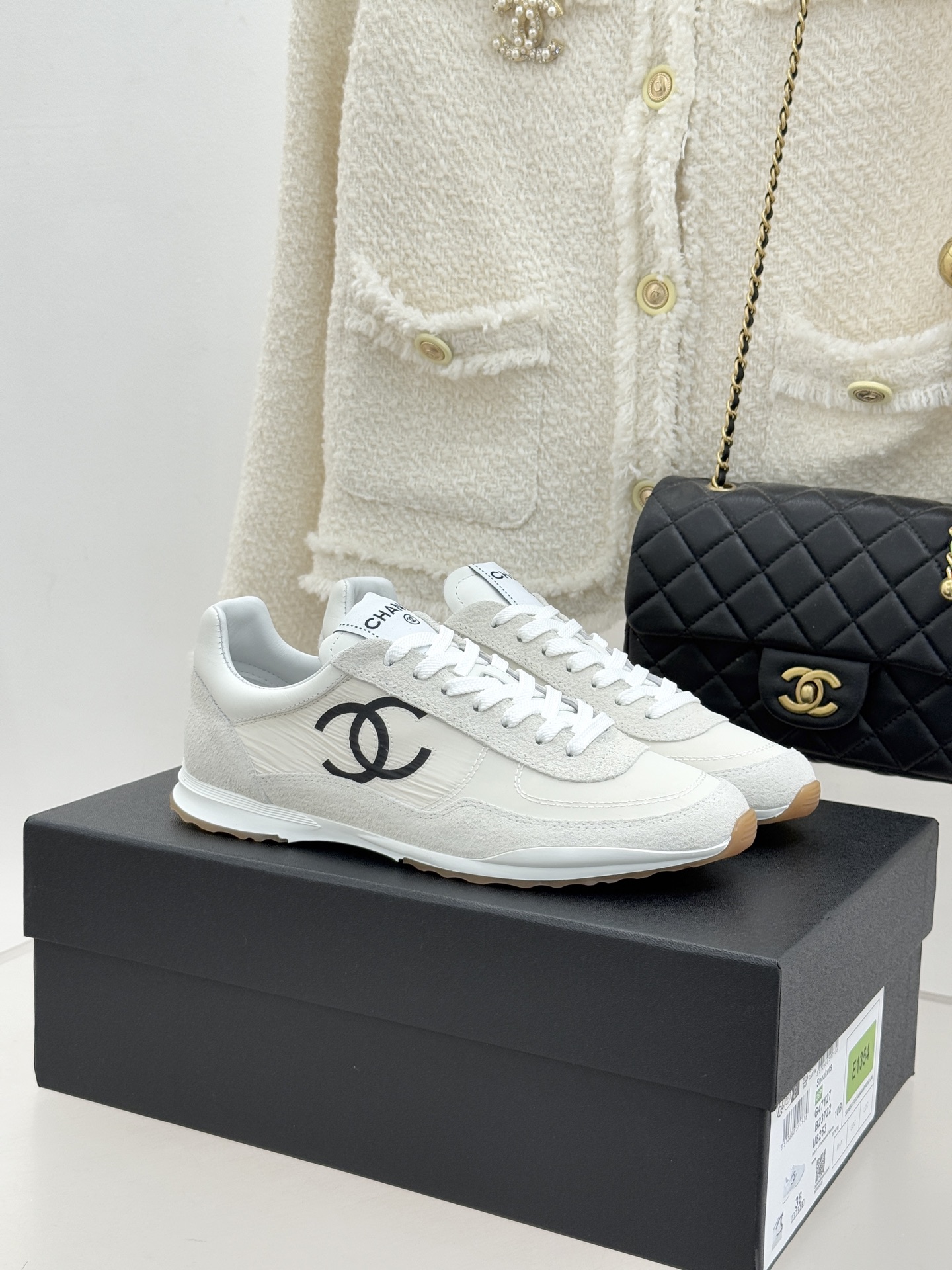 Chanel 26P 샤넬 더블C 믹스 스니커즈 신발