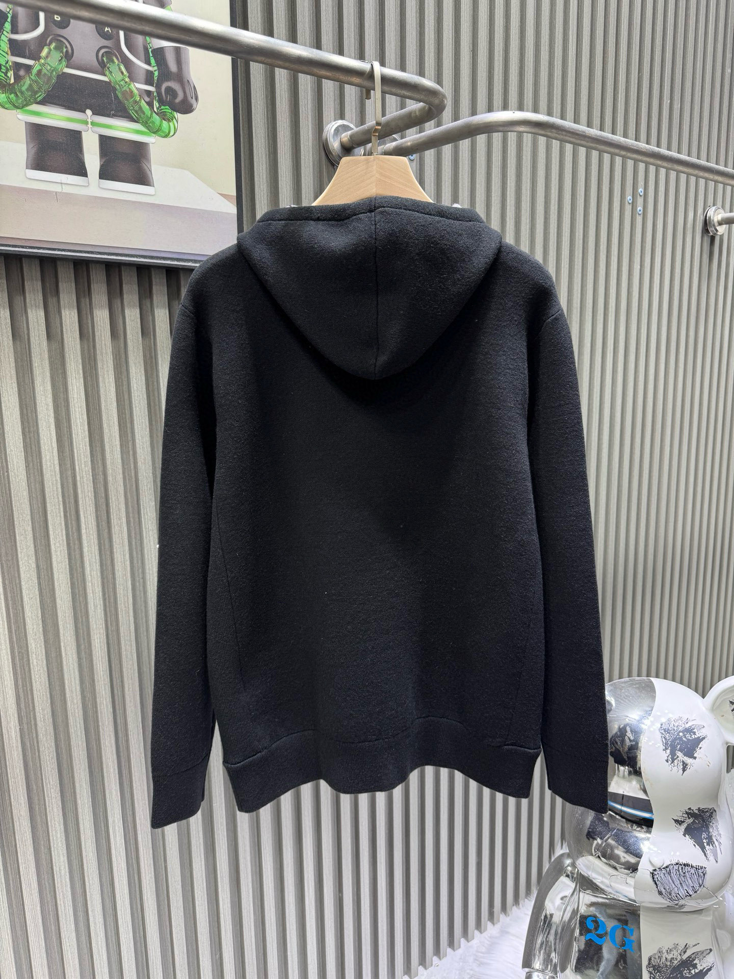 디올(DIOR) 올오버 로고 집업 후드 니트 의류